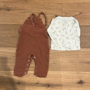 Carters Baby knitted overalls. Good condition.